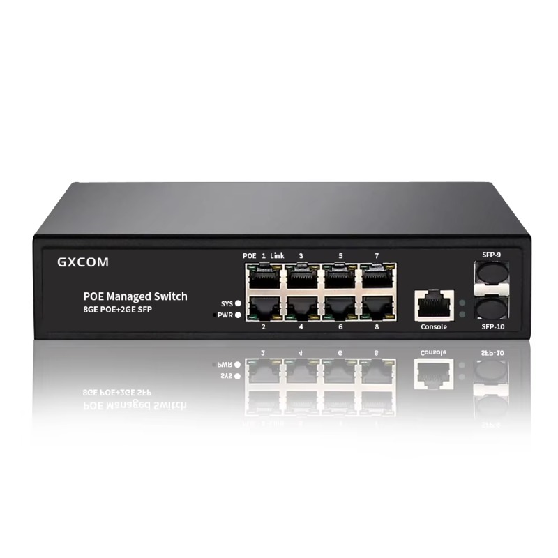 Managed Gigabit Poe Switch 8 Port 802.3At - สวิตช์ PoE อีเธอร์เน็ต 8 พอร์ต กิกะบิต