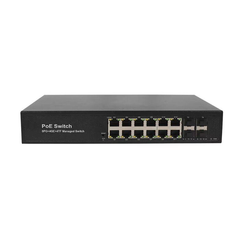 Sfp+ 10G Managed Switch 8 Port - สวิตช์ PoE แบบจัดการ L3 พร้อมพอร์ต PoE