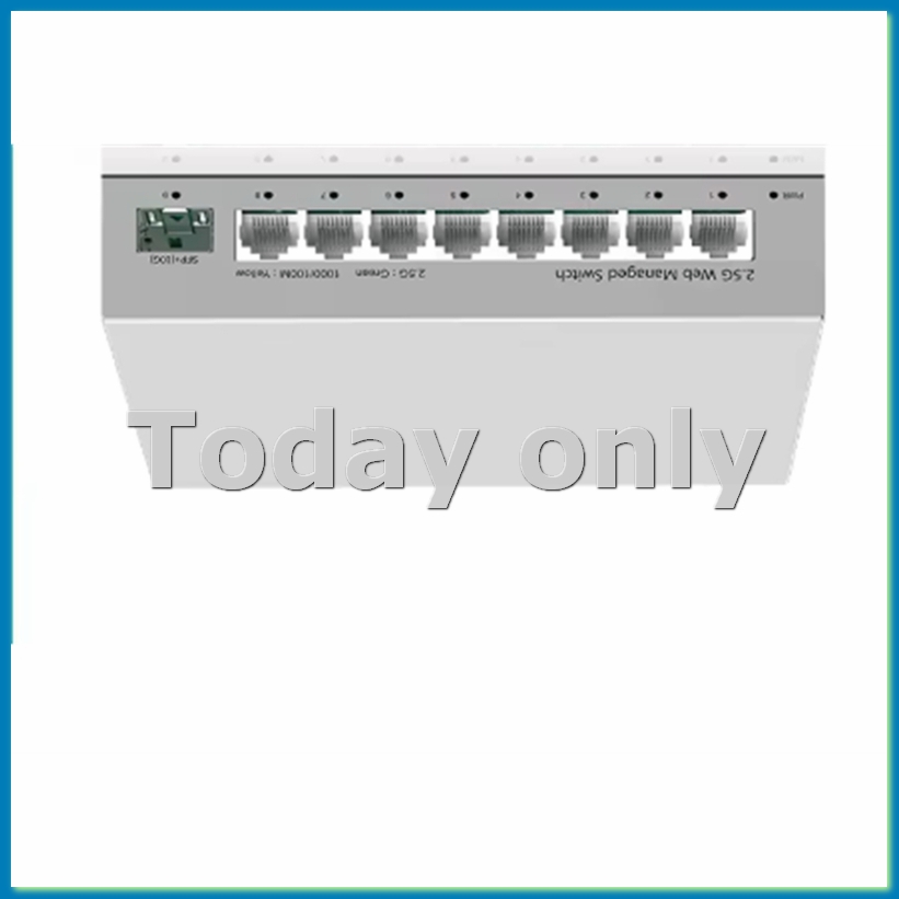 Sfp+ 10G Managed Switch 8 Port - สวิตช์อัจฉริยะ 2.5GbE แบบจัดการได้ 8 พอร์ต รองรับเครือข่าย