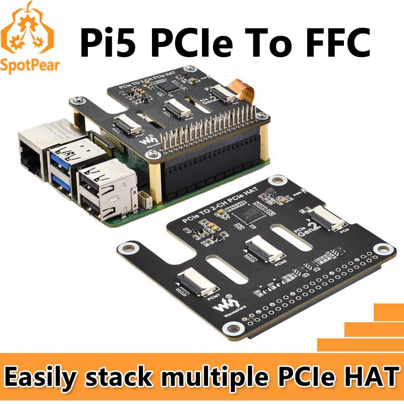 Turing Pi 2 - Raspberry Pi 5 PCIe ถึง 2-CH