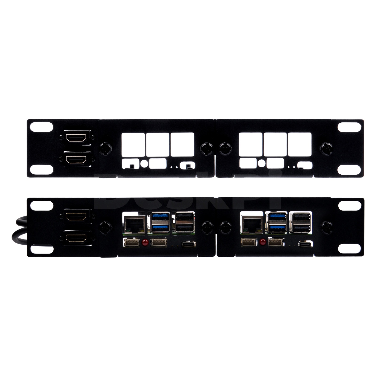 Deskpi Super6C - DeskPi Rackmate 10 นิ้ว 1U ชุดติดตั้งบนแร็ค