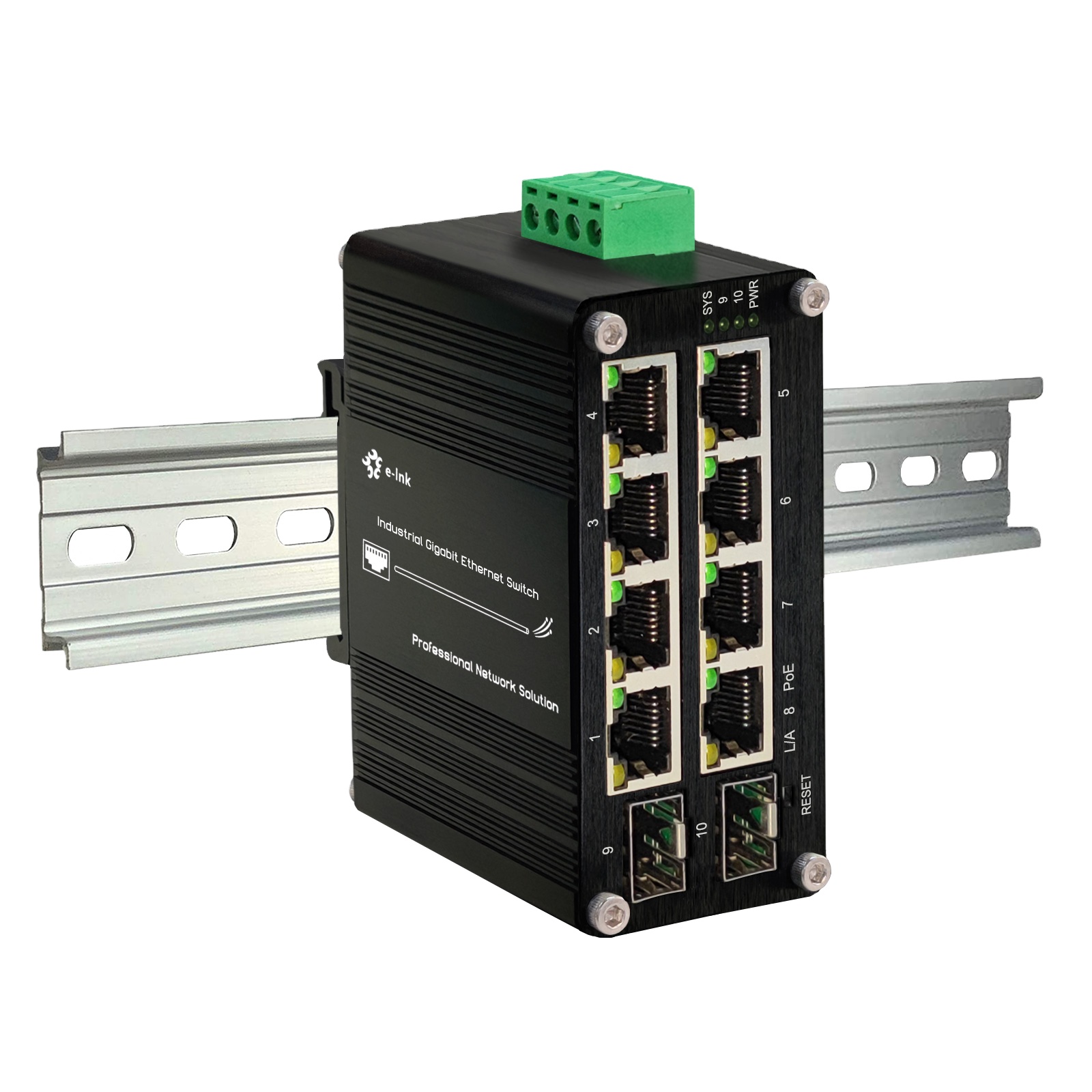Managed Gigabit Poe Switch 8 Port 802.3At - สวิตช์ PoE แบบจัดการได้ 8 พอร์ต 10/100/1000T