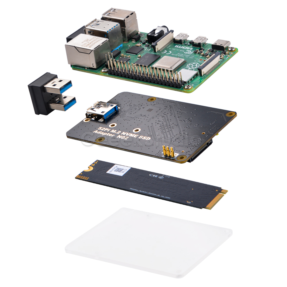 บอร์ดอะแดปเตอร์ขยาย SSD แบบ M. - Turing Pi 2 บทวิจารณ์และราคา