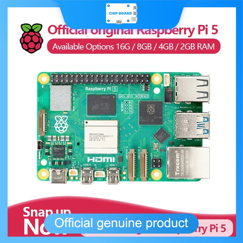 คอมพิวเตอร์บอร์ดเดี่ยว Raspber - Raspberry Pi 5 8Gb บทวิจารณ์และราคา