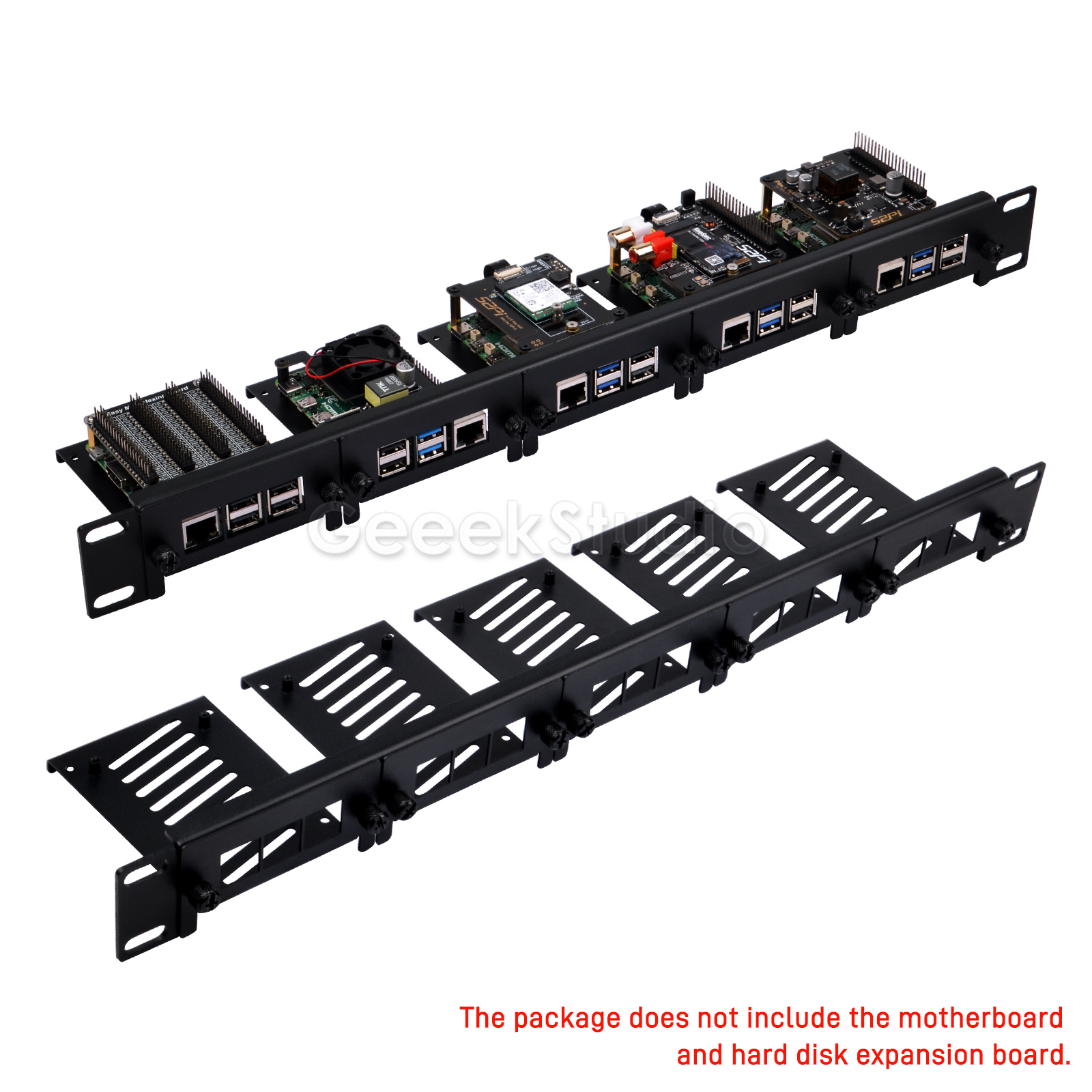 1U Rack Mount สําหรับ Raspberr - Deskpi Super6C บทวิจารณ์และราคา