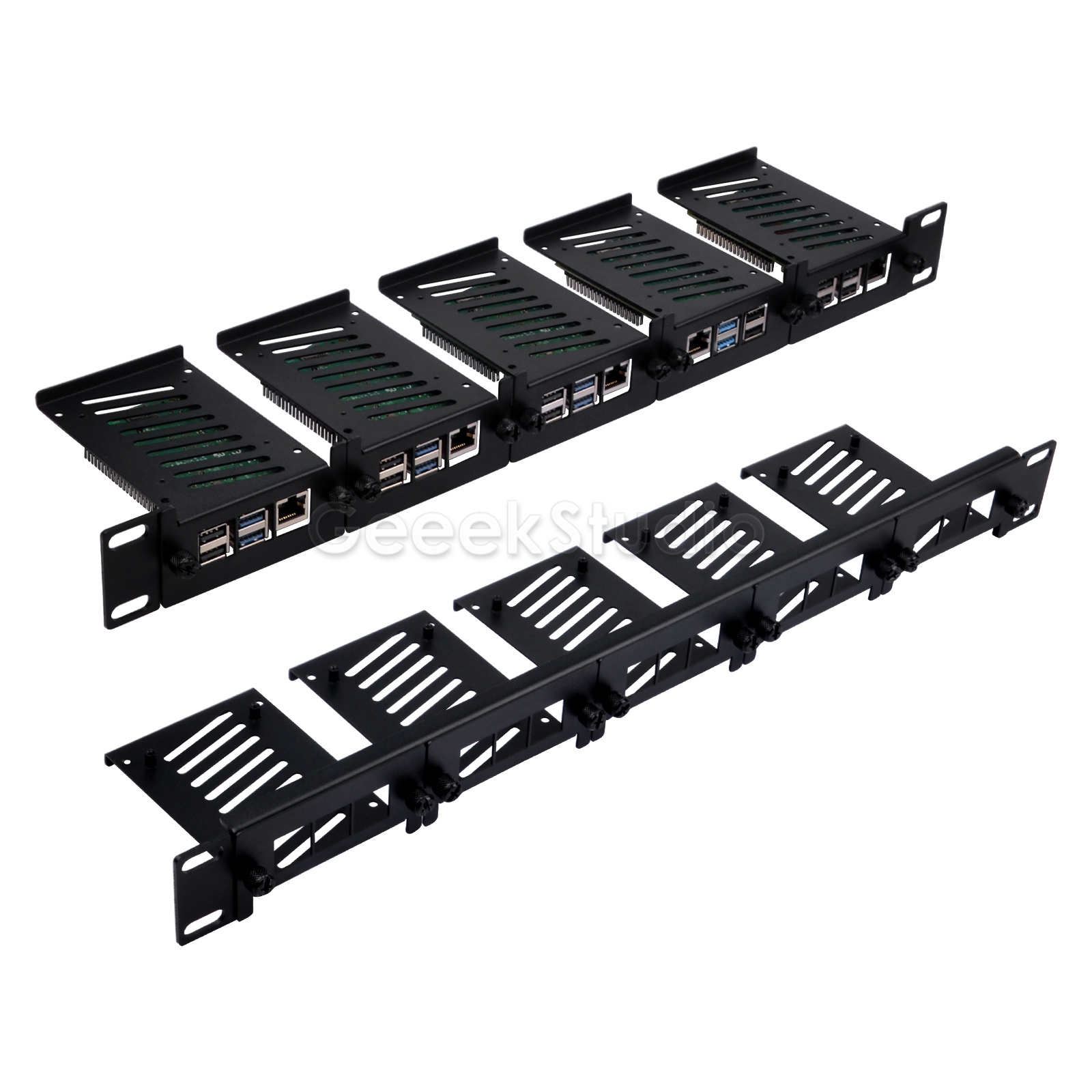 1U Rack Mount สําหรับ Raspberr - Deskpi Super6C บทวิจารณ์และราคา