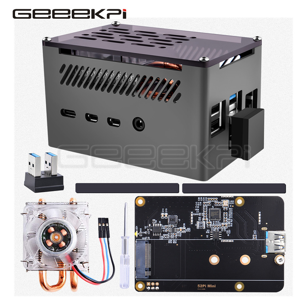 GeeekPi อลูมิเนียมอิฐสีดำเปลือ - Turing Pi 2 บทวิจารณ์และราคา
