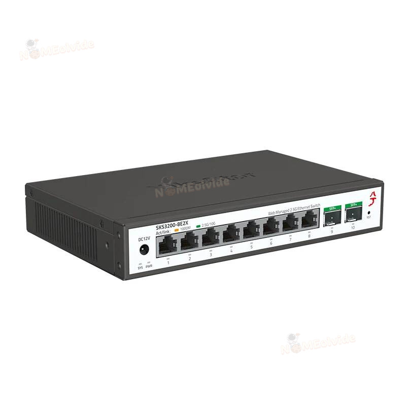 สวิตช์อีเธอร์เน็ตแบบจัดการง่าย - Sfp+ 10G Managed Switch 8 Port บทวิจารณ์และราคา